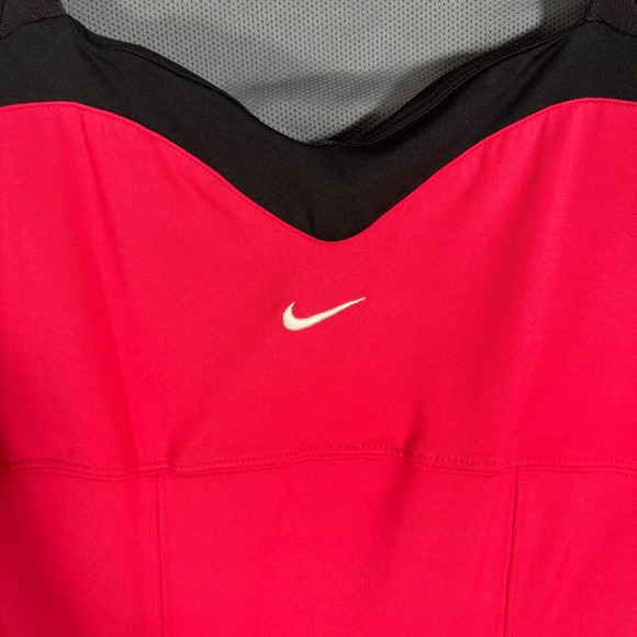 Nike Dri-FIT Tennis Dress Med Pink Black Sleeveless Athletic ASO Serena Williams - Picture 3 of 16